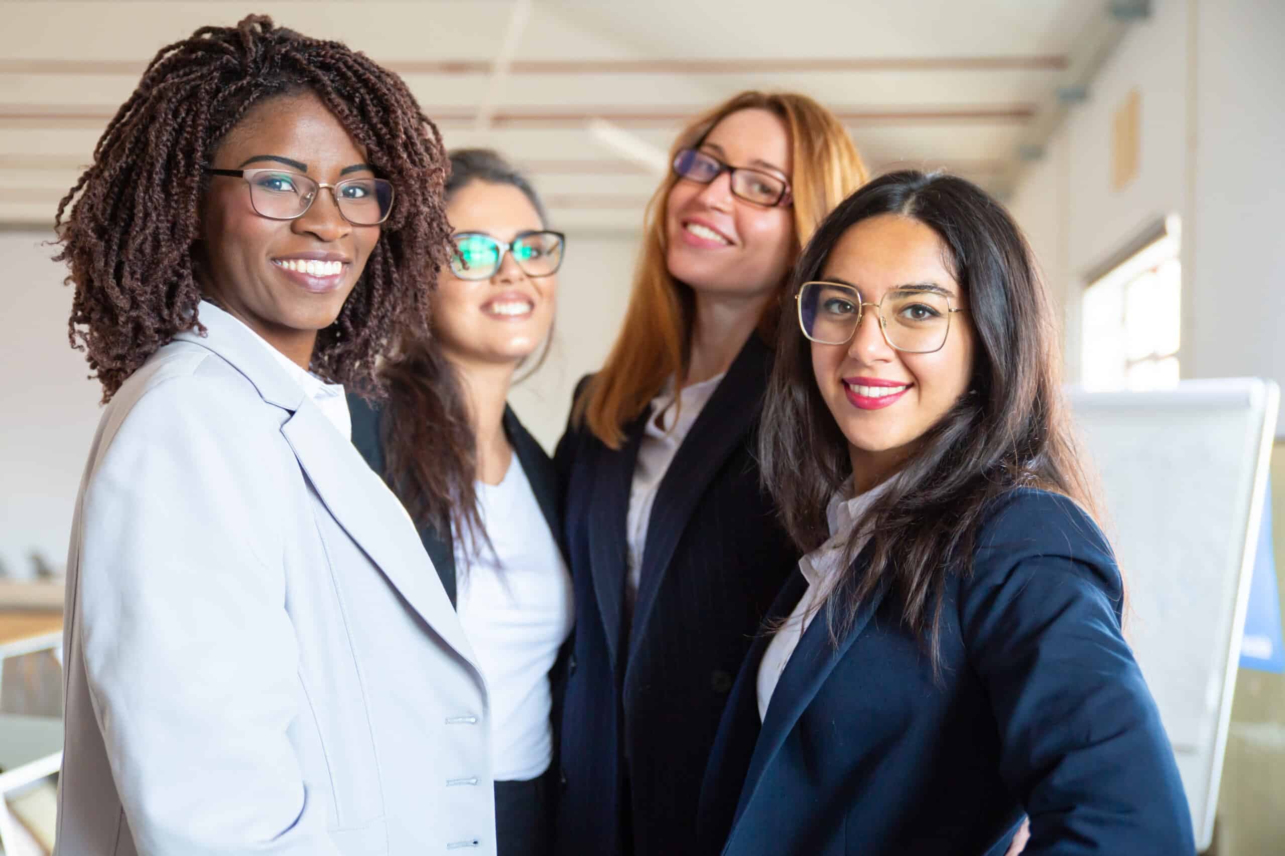 Group of diverse women professionals